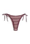Низ бикини Bershka Bikini bottoms, Dark Red - фото 4