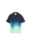 Рубашка Lyle & Scott Gradient, темно-синий/аквамарин - фото