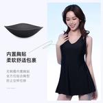 Купальник слитный One piece LINING, черный - фото 3