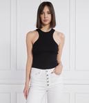 Майка женская Dondup - Made In Italy оригинального кроя, черный - фото 3