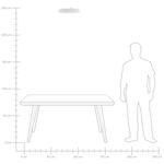 Потолочный светильник Beliani белый, 42/40/13 см - фото 7