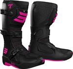 Ботинки для мотокросса Race 4 Shot, черный/розовый - фото