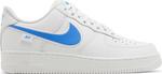 Кроссовки Air Force 1 '07 'Blue Label - White Photo Blue', белый - фото