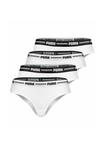 Брифы Puma BRAZILIAN 4ER PACK ECOM SOFT STRETCH, Weiß/White - фото 5