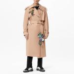 Тренч мужской Louis Vuitton с вышивкой, бежевый - фото 2