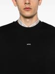 A.P.C. толстовка с логотипом, черный - фото 5