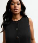 Жилет CURVES BUTTON UP New Look Curves, черный - фото 4