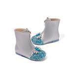 ABC DOUKIDS Теплые противоскользящие детские ботинки для детей ABCdoukids, синий - фото 5