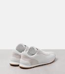 Кожаные кроссовки Brunello Cucinelli, белый - фото 2