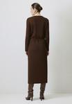 Платье-джемпер BUTTONED Touché Privé, коричневый - фото 3