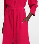 Шелковое платье миди Stella McCartney, Hot Pink - фото 5