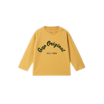 Футболка для младших школьников GAP, желтый - фото