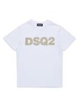 DSQUARED2 KIDS футболка с логотипом, белый - фото