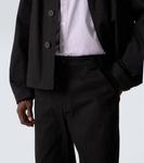 Брюки прямые деним aaron levine denver Studio Nicholson, Black - фото 5