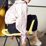 Женская куртка Converse, цвет Pink - фото 4