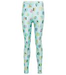 Принтованные леггинсы Alessandra Rich, Aqua-Multicolor - фото
