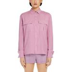 Рубашка Max Mara с карманом на пуговицах MaxMara, розовый - фото 4