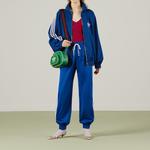 Куртка женская Gucci x Adidas, синий / белый - фото 2