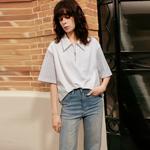 ELLE Рубашка Women's Stripes Lapel Moderate - фото 6