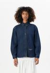 Блуза Marc O'Polo DENIM LONG SLEEVE KENT COLLAR, Dark Blue/Light-Blue Denim - фото