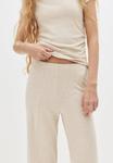Брюки PULL&BEAR Trousers, Beige - фото 3