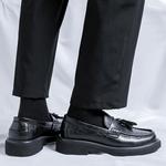 Лоферы мужские Weishibangwei, черный - фото 9