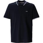 Поло с детализированным логотипом Boss HUGO BOSS, синий - фото 3