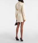 Мини-платье с драпировкой Blumarine, белый - фото 3