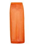 Длинная юбка myMo, оранжевый - фото