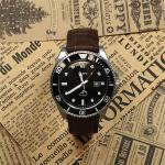 Часы Casio Analog, арт. MDV106-1A, кожа, коричневый/черный - фото 2