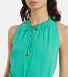 Мини-платье с оборками Heidi Klein, зеленый - фото 4