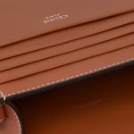 CELINE Кожаный визитник мужской рыжий - фото 6