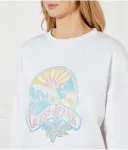 Толстовка «Закат» Oversize fit Guess Jeans, белый - фото 4