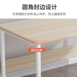 Компьютерный стол Naijia 100x45 см двухслойный Lashi Black - фото 6