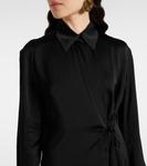 Платье-поло из джерси Jil Sander, черный - фото 4