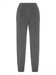 Кашемировые брюки в рубчик Brunello Cucinelli, серый - фото
