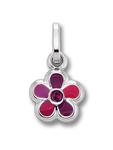 ONE ELEMENT Кулон в виде цветка с цирконием в серебре 925 пробы - фото