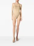 Боди Jamaika со стрингами Wolford, бежевый - фото 2
