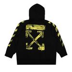 Толстовка Off-White Raw Edges Arrows, цвет Черный - фото 2