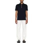 Короткий рукав Поло Moncler, черный - фото 5