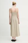 Платье ALBINA Nanushka, бежевый - фото 3