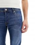Голубые узкие джинсы Jack & Jones Glenn - фото 5