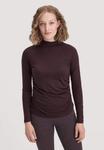 Топ Hessnatur Long sleeved top, Schwarzbeere/Black - фото