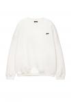 Толстовка PULL&BEAR ROUND NECK STWD, White - фото 5