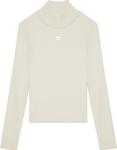 Свитер Courrèges Mockneck Rib Knit 'Oats', кремовый - фото