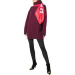 Шарф-свитер Balenciaga, бордовый - фото 2