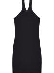 Courrèges платье мини без рукавов, черный - фото