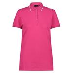 Поло с коротким рукавом CMP 39D8356, розовый - фото