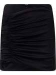 Nineminutes драпированная мини-юбка, черный - фото