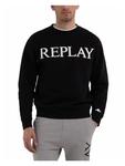 Толстовка Replay Sweatshirt, черный - фото